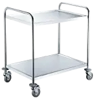 MOBILE 20 vozík 2-policový, 810x710x410 mm, nerez